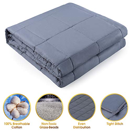 Weighted Blanket 20 lbs 60''x80'', Queen Size, for Adults, Heavy