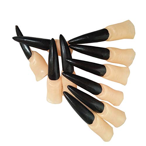 Photo 1 of ****************MISSING 3************
Halloween Costume Nail Claws Fake Witch Fingernail Arrow Claw Rings Cosplay Nail Finger Tips for Halloween Party Prop Talon Claw Paw Fingertip Witch Claws Armor finger Gothic Vampire Nails 10PCS