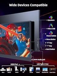 UPERFECT Portable Monitor, 17.3" 144Hz Portable
