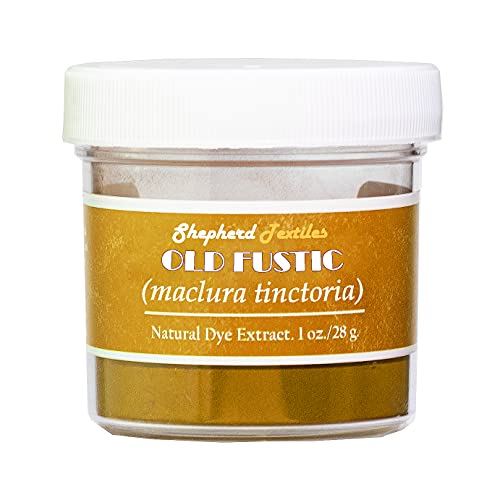 Shepherd Textiles Old Fustic Extract Natural Dye, 1 oz.