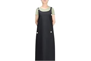 Work Apron, PVC Apron Cross-Back Straps For Kitchen Cleaning Multicolor