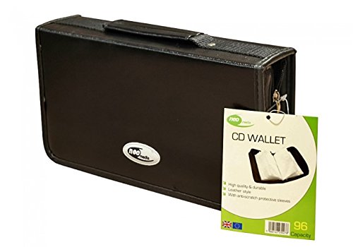 Neo Media Faux Leather Carry Case for 96 CD - Black