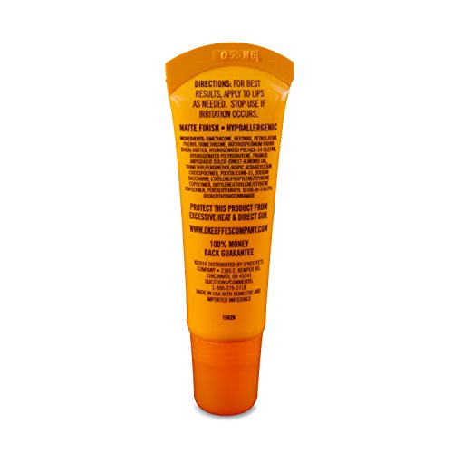 O'Keeffe's Unscented Lip Repair Lip Balm for Dry, Cracked Lips, Tube
