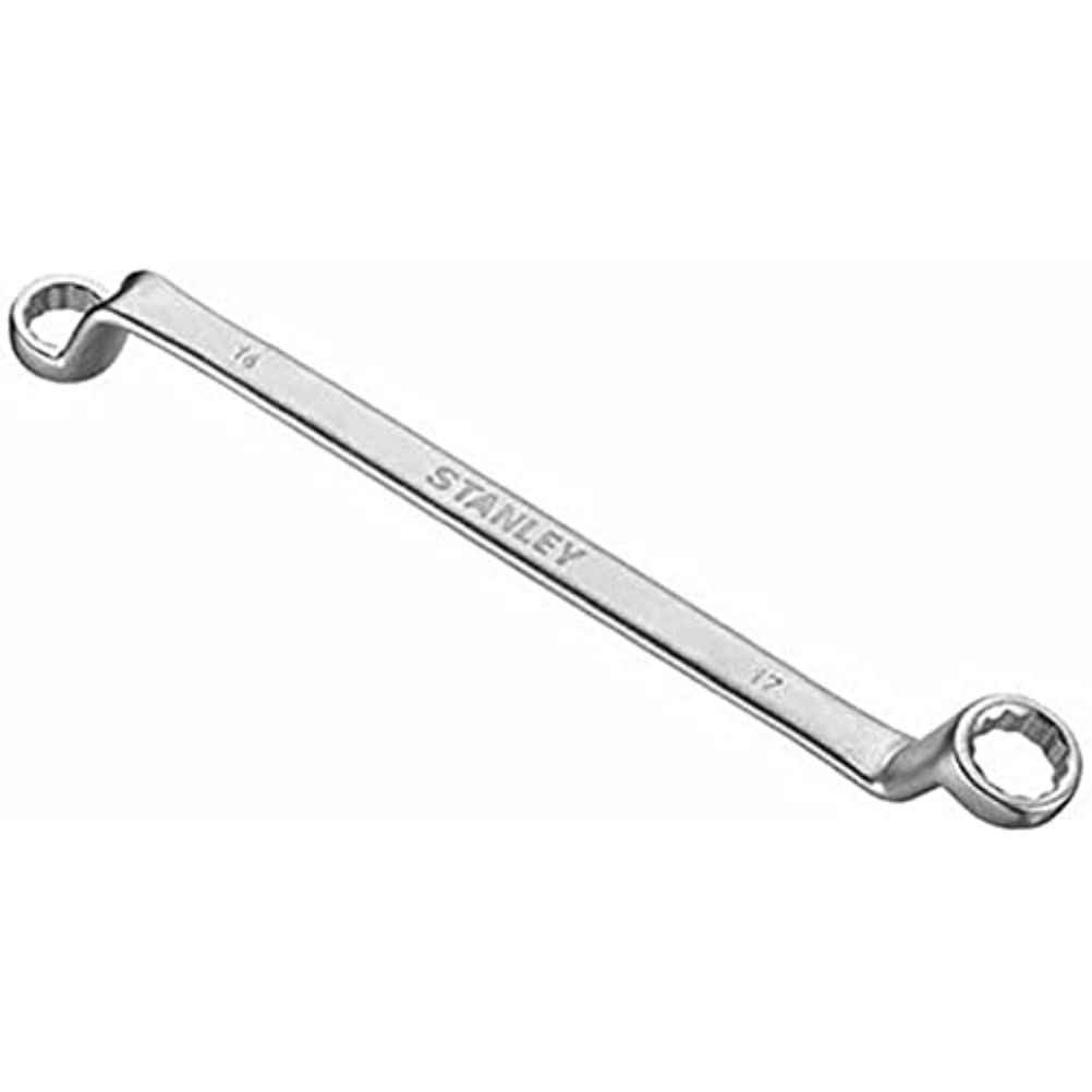 Stanley 1-13-364 Deep Cranked Ring Spanner, Silver, 13 x 17 mm