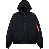 Alpha Industries Logo L-2B Hooded Hunter Flight Jacket