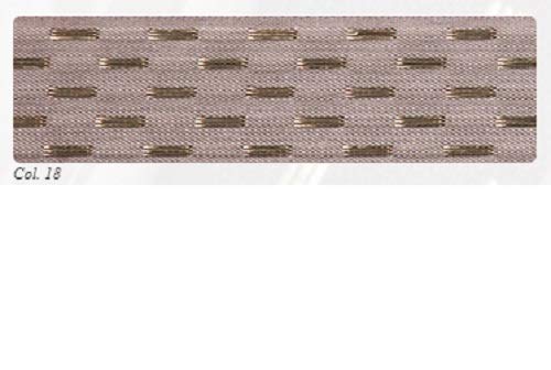 Berisfords Shimmer Stitch Ribbon, Silver Grey, 25mm