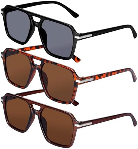 Vintage Oversized Pilot Square Sunglasses Retro 70s 80s 90s Shades Unisex s-l1200.jpg main image 2