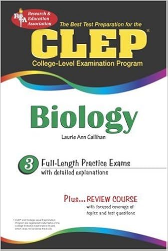 Clep Biology Rea The Best Test Prep For The Clep Exam Test Preps Callihan Laurie Ann 9780878912698 Amazon Com Books