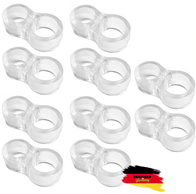 OG-ER Door Stop Lever Door Handle Buffer Door Handle Stopper, Set of 5, 10, 20, Door Handle Protection, Door Stopper Door Handle, Door Handle Buffer Transparent (Set of 10)