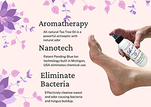 Shoe Deodorizer Cleaner, Foot Freshener That Eliminate Odors It Comes As A Spray Disinfectant Useable On Both Feet And Shoes Say Goodbye To Stinky Shoes And Smelly Feet with Organic Tea Tree Oil And Soapberries.