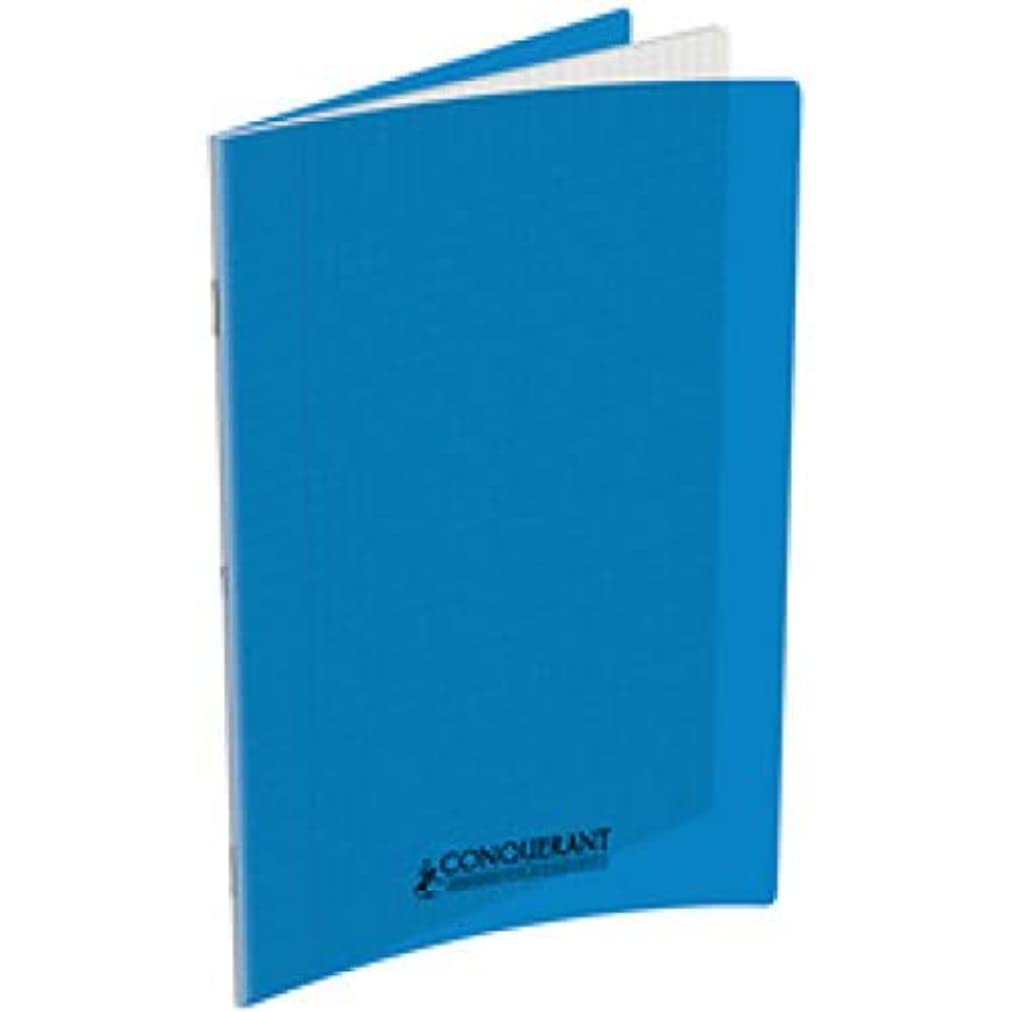 Conquérant 35606 Classic Notebook with Stitched Polypropylene Cover and Transparent Paper A5+ Purple