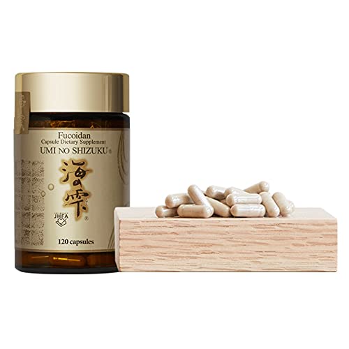 Fucoidan Capsule Pure Seaweed Extract Enhanced with Agaricus Mushroom Optimized Immune Support Health Supplement-120 Capsules