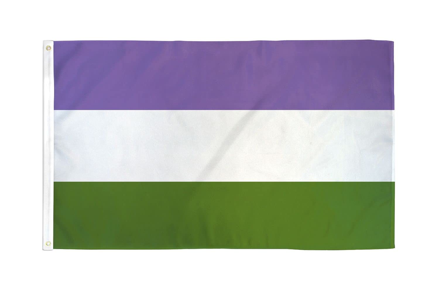 AZ FLAG - Genderqueer Pride Flag - 3x5 Ft - 100D Polyester Rainbow Banner with Two Metal Grommets - Fade Resistant - Vivid Colors - 3' x 5' Feet - 150x90 Cm