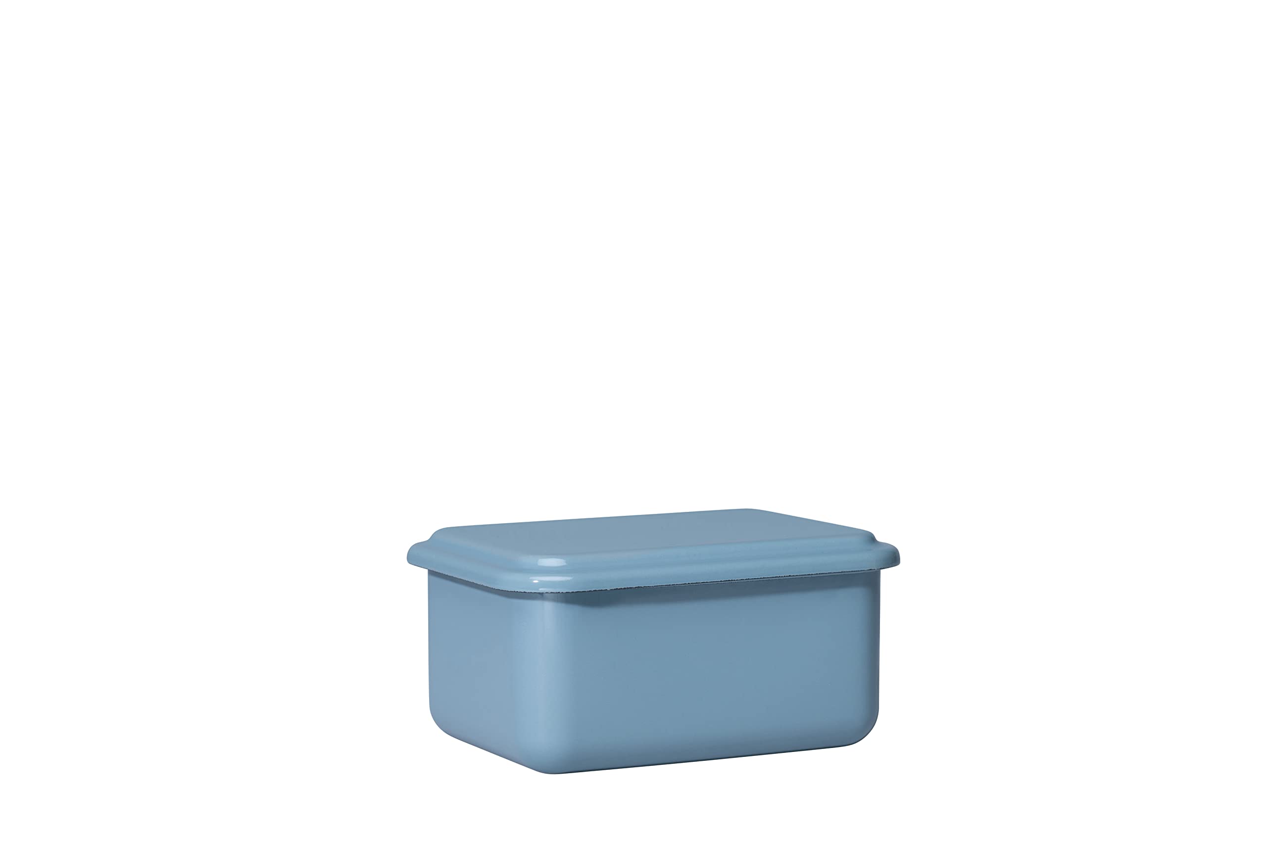 Riess, 0412-125 Storage Container with Carry Design and Lid, 15 x 11 x 7 cm Enamel Weight 0.46 kg Length 15.7 x 11.7 x 7 cm