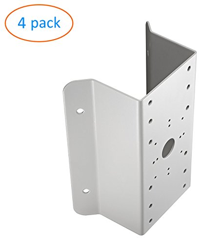 cm DS-1276ZJ Universal Corner Bracket for Most Hikvision Wall Mounts and Cameras - 4 Pack