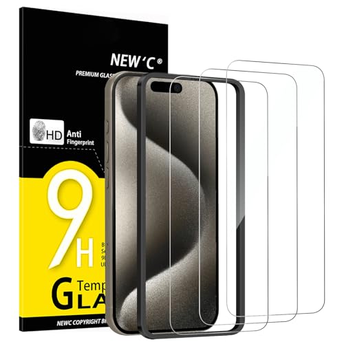 NEW'C 3 Pack Designed for iPhone 15 Pro Max Screen... en promo sur Amazon