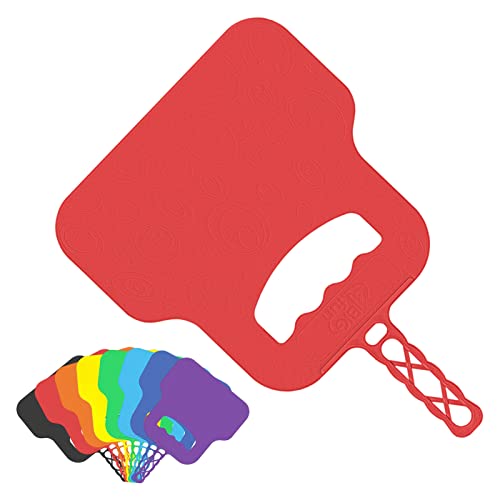 4BIG.Fun BBQ Fan, Forgers, Lighter Aid, Grill, Grill, Fi, Compartments, Charcoal Red