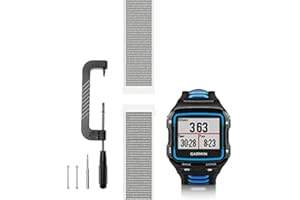 C2D JOY Sport Mesh Strap Compatible with Garmin forerunner 920XT Multisport GPS Watch Band Nylon Replacement Bands Accessory - 13#, Medium