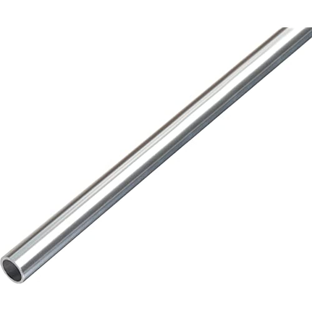 Gah-Alberts Round Tubular Aluminium 1000 x 8 x 1 (Pack of 1) Chromdesign, 488383.0