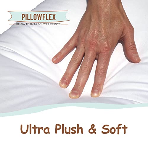 Pillowflex Synthetic Down Pillow Insert 20x26 Down Alternative Pillow