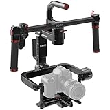 MOZA Lite II Basic Kit 3-Axis Motorized Handheld Gimbal Brushless Stabilizer Support Max.Payload 11lb/5kg for Blackmagic Series,Panasonic Lumix Series,Canon EOS Series,Sony a7 Series,Nikon D Series