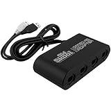 Old Skool New &amp; Improved 4 Port Gamecube Controller Adapter For Nintendo Switch WiiU &amp; PC , 4 Port By Old Skool - Nintendo Switch
