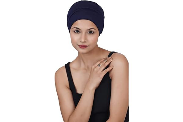 SAKUCHI Chemo Hats Solid Sleep Cap Women's Bamboo Soft Headwear Cancer Cap