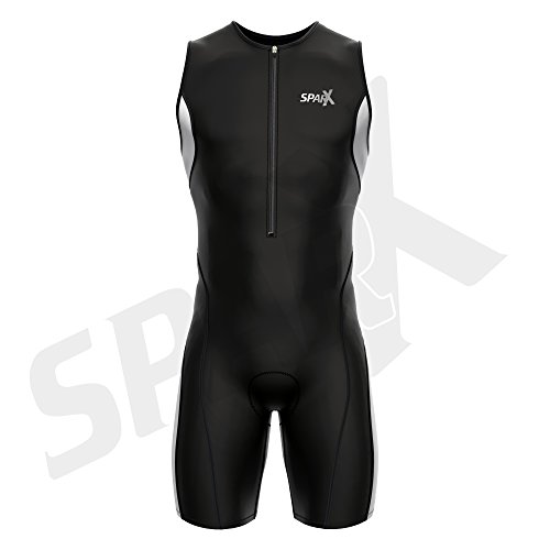 Sparx Men's Elite Triathlon Suit Trisuit SpeedSuit Skinsuit SwimBike