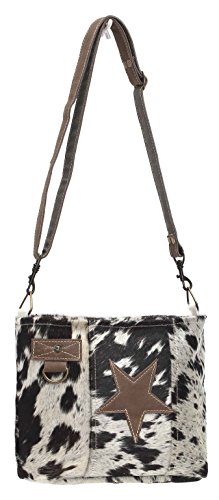 Myra Bag Star-On Animal Print Genuine Leather Shoulder Bag S-0972