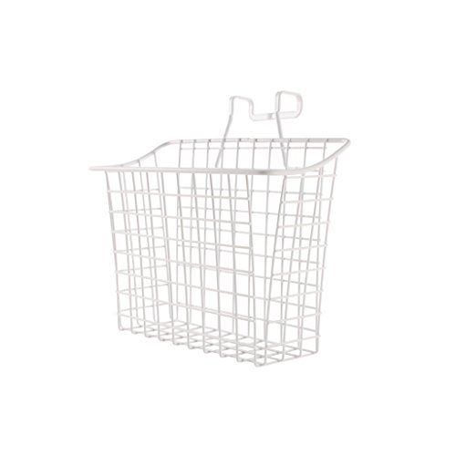 Spectrum Diversified Grid Over the Tank Magazine Holder, White