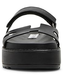 Steve Madden Women's Bigmayven Wedge Sandal, Black