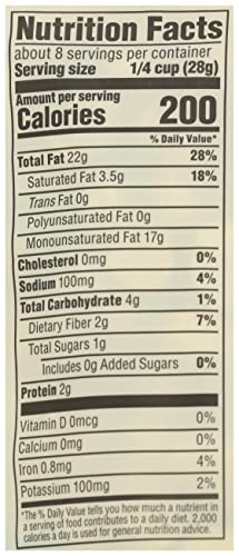 365 BY WHOLE FOODS MARKET, ORGANIC MACADAMIA NUTS, 8 OUNCE