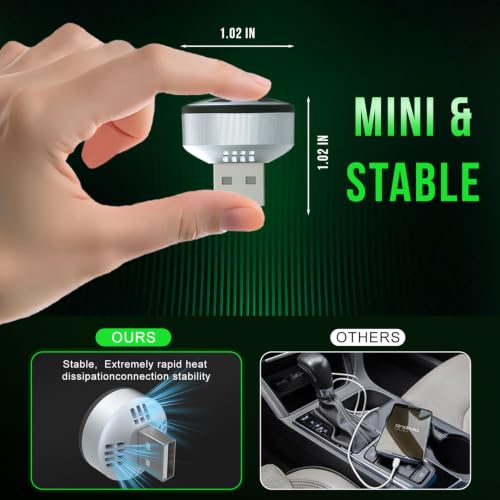Carplay Inalambrico Android Auto Adaptador2 en 1, Alternar entre 2-Móvil | 2026 Nuevo Mini Plug & Play, Conexión Automática Rápida y Estable USB C/A para Coches con CarPlay con Cable