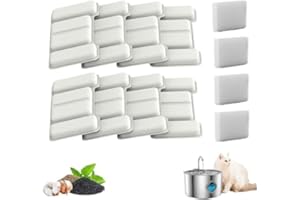 Water Fountain for Cats, 2026 Upgraded 3.2L Stainless Steel Cats & Dogs Water Fountain with Filter Sets, Whisper Quiet, Large