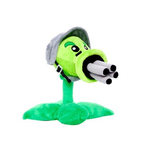 DMO Plants Vs Zombies Pea Gatling Peashooter Plush Toy 12'' Tall