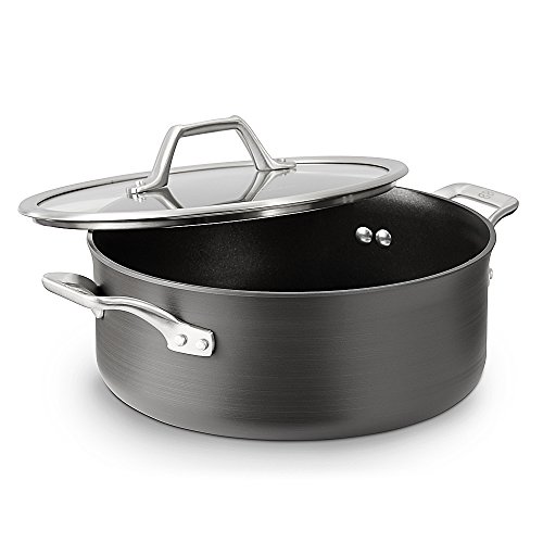 Calphalon Signature 10 Piece SetHard Anodized Nonstick Pots, Black