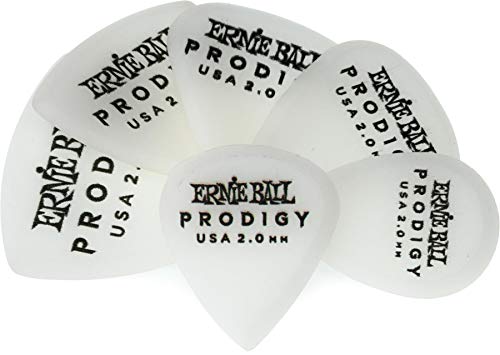 Ernie Ball 2.0 mm White Multipack Prodigy Picks 6-pack
