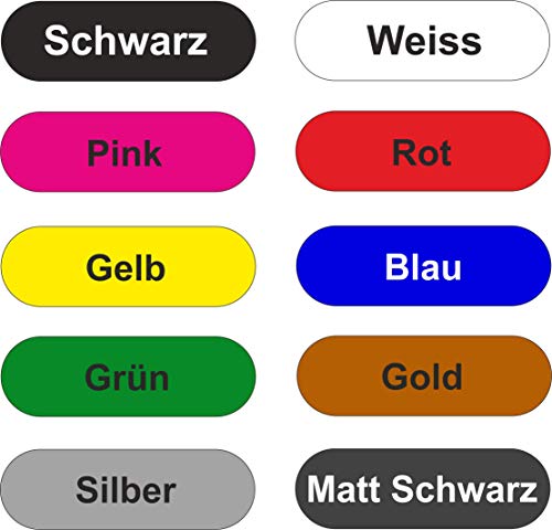 Cijfer stickers (0 t/m 5 en 0 t/m 9) voor binnen en buiten in de kleur geel - zwart