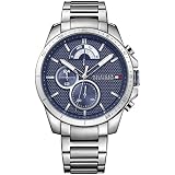 Tommy Hilfiger Multi Dial Quartz Watch for Men with Stainless Steel Bracelet Stainless Steel Bracelet - 1791348