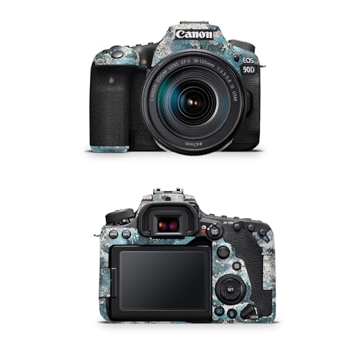 Glossy Glitter Camera Skin Compatible with Canon EOS 90D Camera (2019) - Rift -…