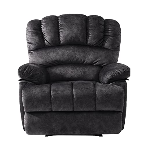 EASELAND Extra Large Push Back Recliner for Big and Tall, Extra Wide and Overstuffed Breathable