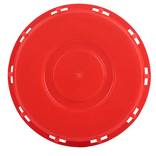 IBC Tank Lid, IBC Water Tank Vented Respiratory Cover Lid Cap Adaptor Plastic Red(B)