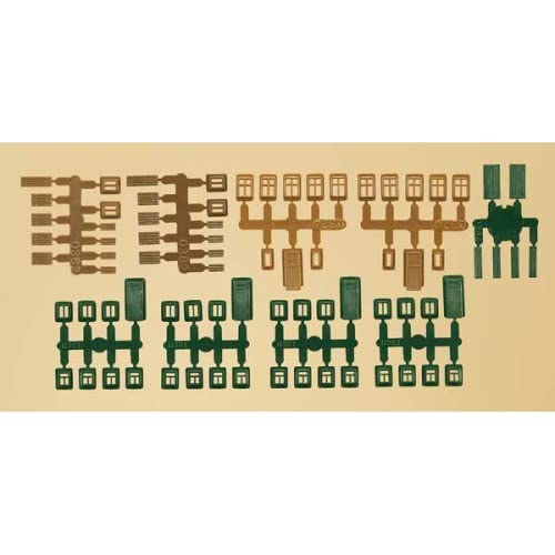Auhagen 48653 Windows and Doors for Residential Buildings Modelling Kit