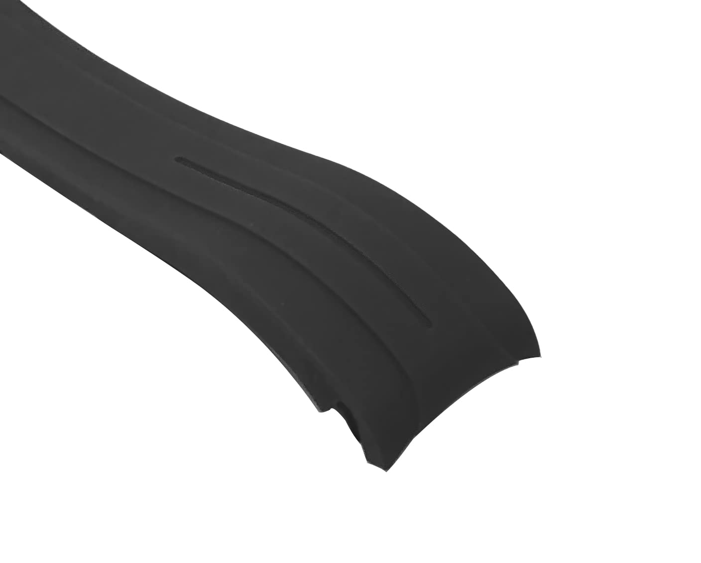 Bandini 20mm Curved End Rubber Watch Band for Rolex Submariner, Daytona, Ghost, Yachtmaster & More, Curved Rubber Watch Strap, Waterproof, With Deployment Clasp or without Clasp