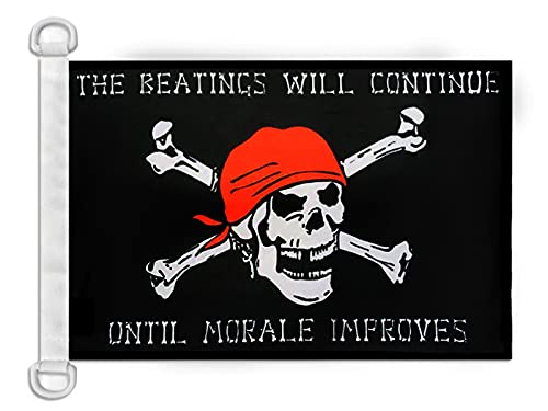 AZ FLAG Pirate Morale Nautical Flag 18'' x 12'', skull Pirates flags 30 x 45 cm, Banner 12x18 in for boat — image 1
