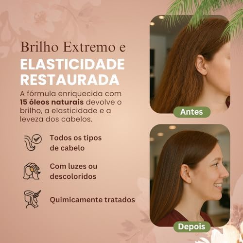 Kit Shampoo e Condicionador Profissional com Óleo de Coco Soul Care | Hidratação Intensa e Reparação Capilar (1l)