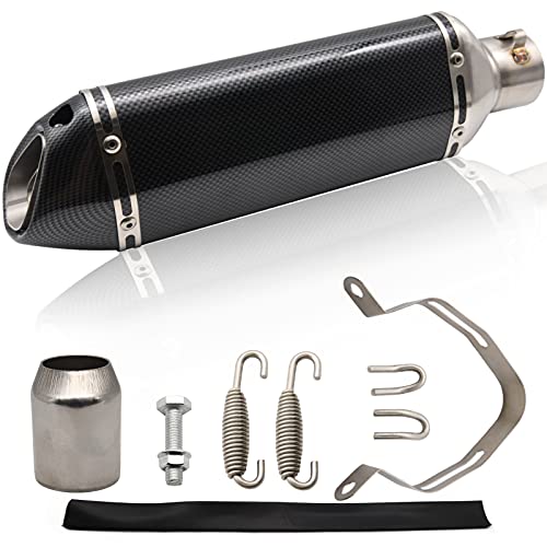 Universal 1.5-2" Inlet Hexagon Exhaust Muffler Pipe Slip On Scooter Mo – Zoom Zoom Parts