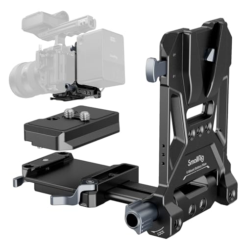 SMALLRIG V-Mount Battery Plate mit doppelter Schnellwechsel für Arca-Swiss
