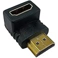 Adaptador HDMI M x HDMI F 90 Graus Fixo