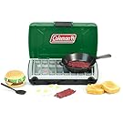 Green Coleman 18 Inch Doll Camping Stove & Food Set with Frying Pan Perfect for American Girl Dolls & More! 18 Inch Doll Green Coleman Campfire Stove and Mini Doll Food Set, by Sophia's